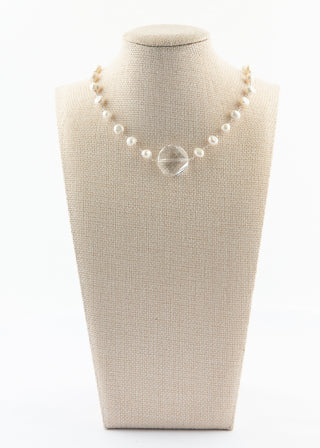 Baroque Pearl Choker with Swarovski Focal To Roam With Love