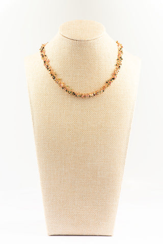 Tourmaline Choker in Rose Gold To Roam With Love