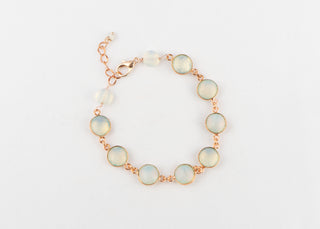 Opalite  Bracelet in Rose Gold