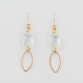 Swarovski Crystal Earrings with Gold-Filled Marquise and Ear Wire To Roam With Love